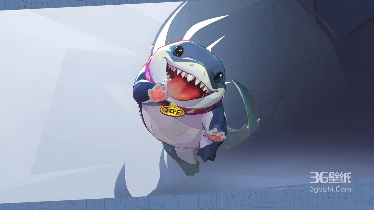 Jeff·圆滚滚萌系鲨鱼 国漫风游戏Rivals电脑壁纸1