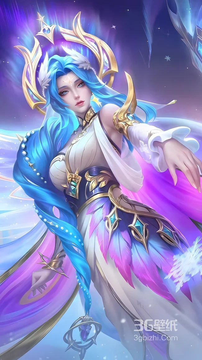 王昭君·星穹之声 唯美梦幻风 冰雪元素壁纸精选1