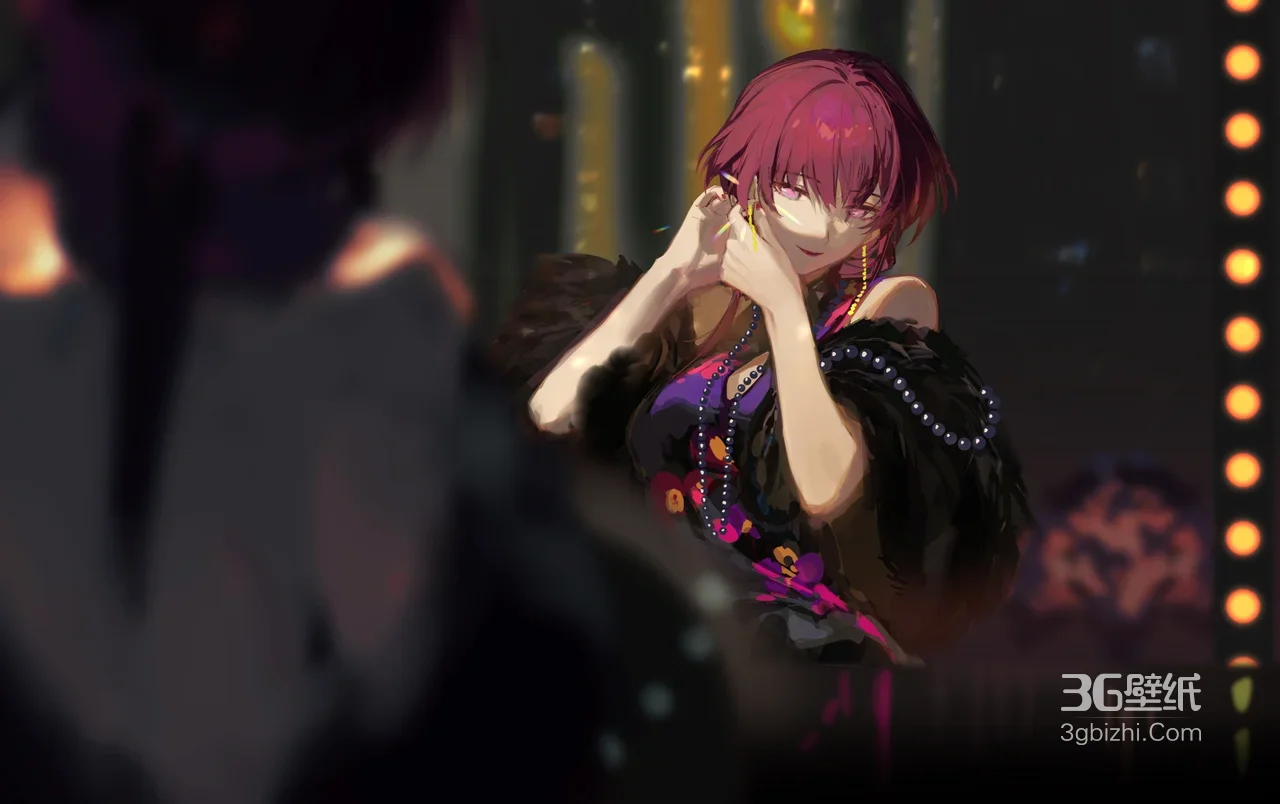 卡芙卡·华丽珠饰 二次元暗黑风 崩坏星穹铁道宽屏壁纸1