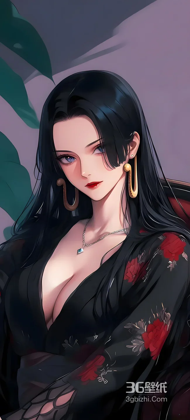 波雅·汉库克 性感古风国漫 海贼王女帝手机壁纸1