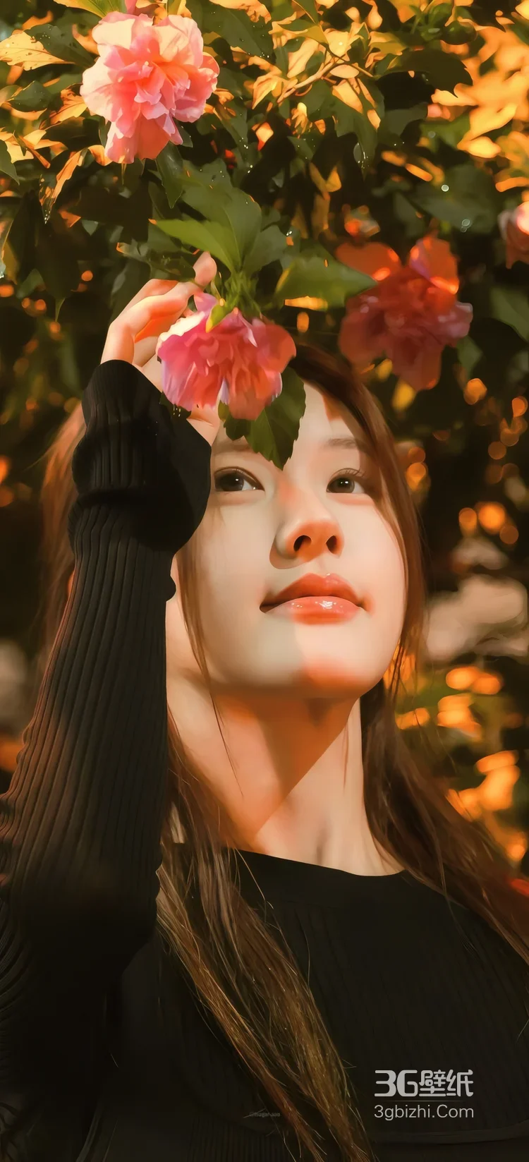 赵露思·花下唯美氛围感 韩娱明星治愈系写真1