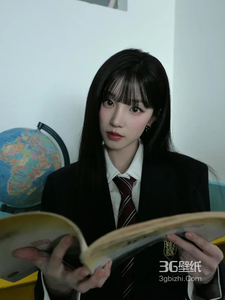 宋雨琦·校服风K歌场景 日系暖光氛围感明星画报13
