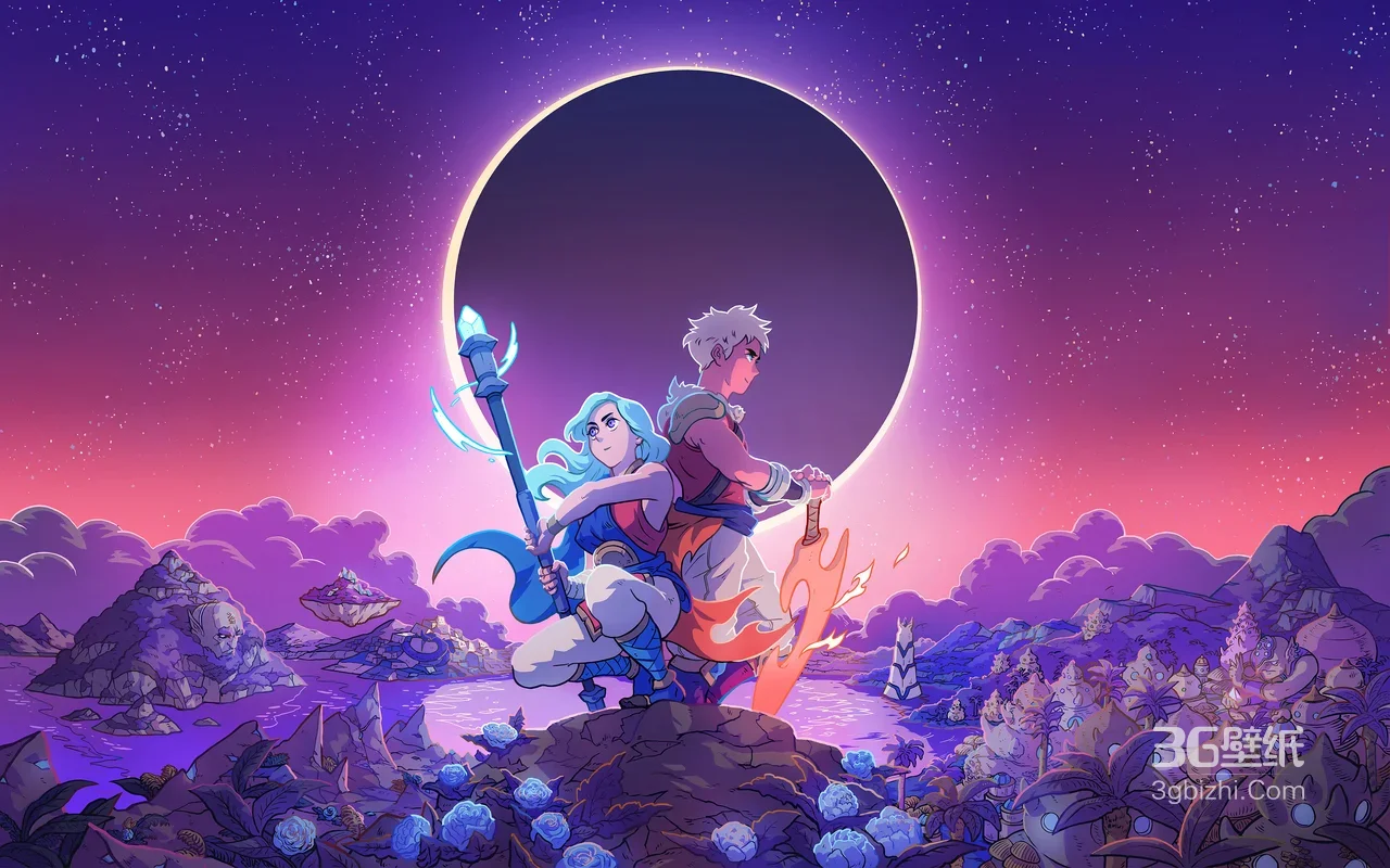 《星之海》Valere&Zale·奇幻国漫风冒险场景电脑壁纸1