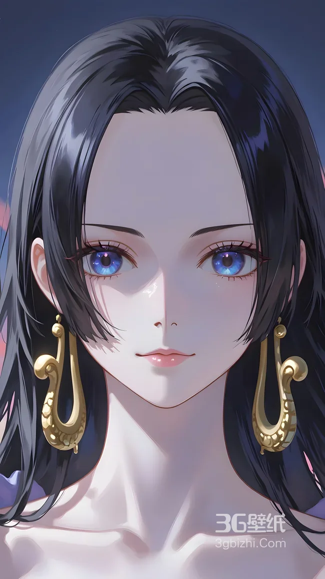 波雅·汉库克 蛇形耳饰 唯美二次元海贼王动漫壁纸 海贼王女帝壁纸1