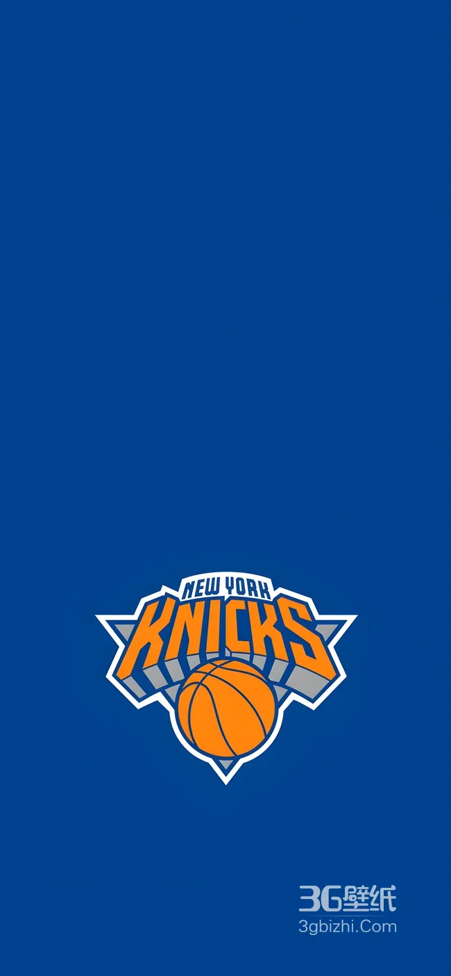 纽约尼克斯队标·简约运动风 NBA篮球主题壁纸精选1