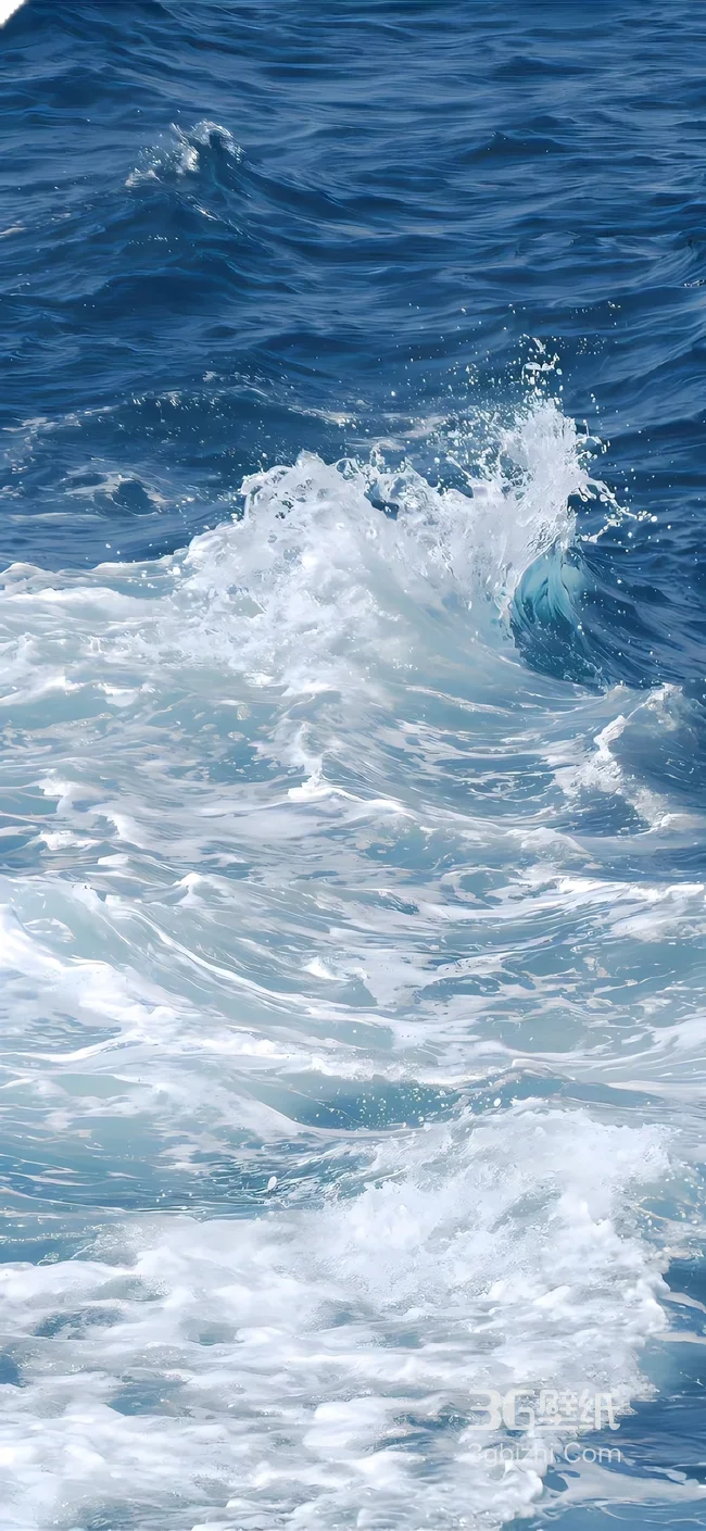 海浪翻涌·唯美写实风 海洋动态手机壁纸1