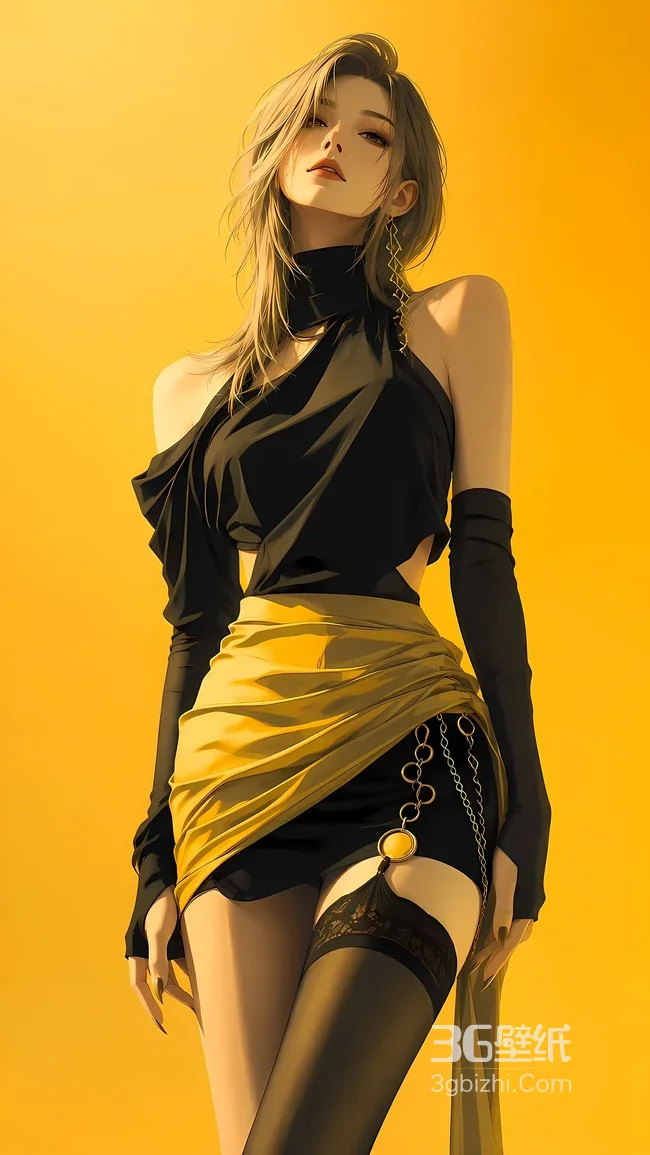 酷飒穿搭女性·二次元写实风 高人气手机壁纸1