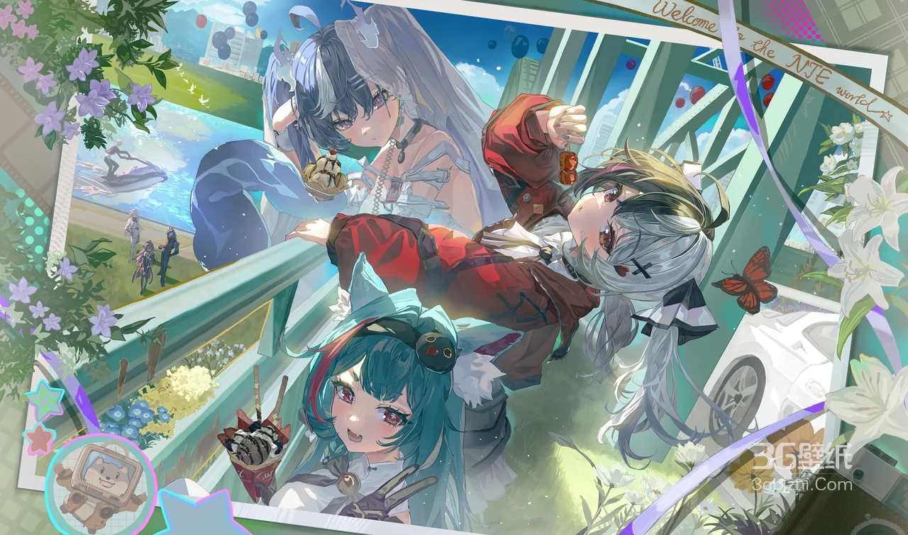 NTE世界美少女群像·甜品互动 唯美宽屏动漫壁纸1