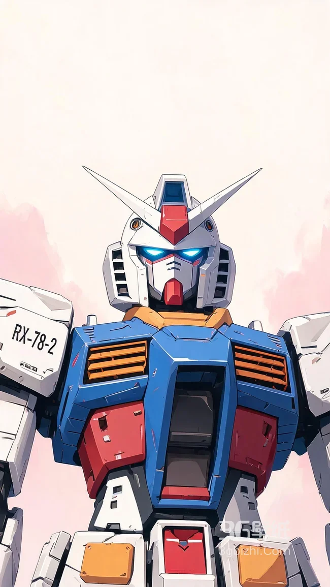 RX-78-2高达·机甲质感 日系机动战士高达 热血机甲风壁纸1