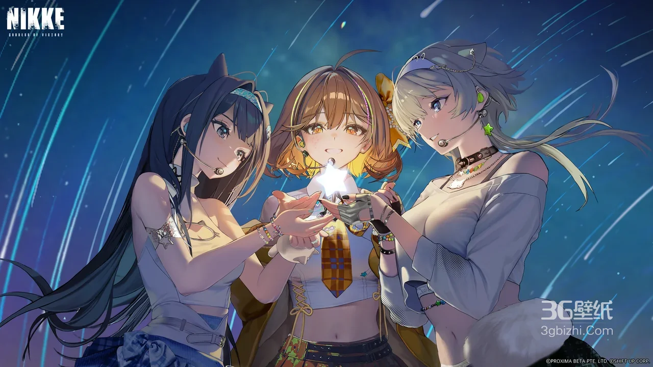 NIKKE胜利女神三人组·星愿同行 高清横屏桌面背景1