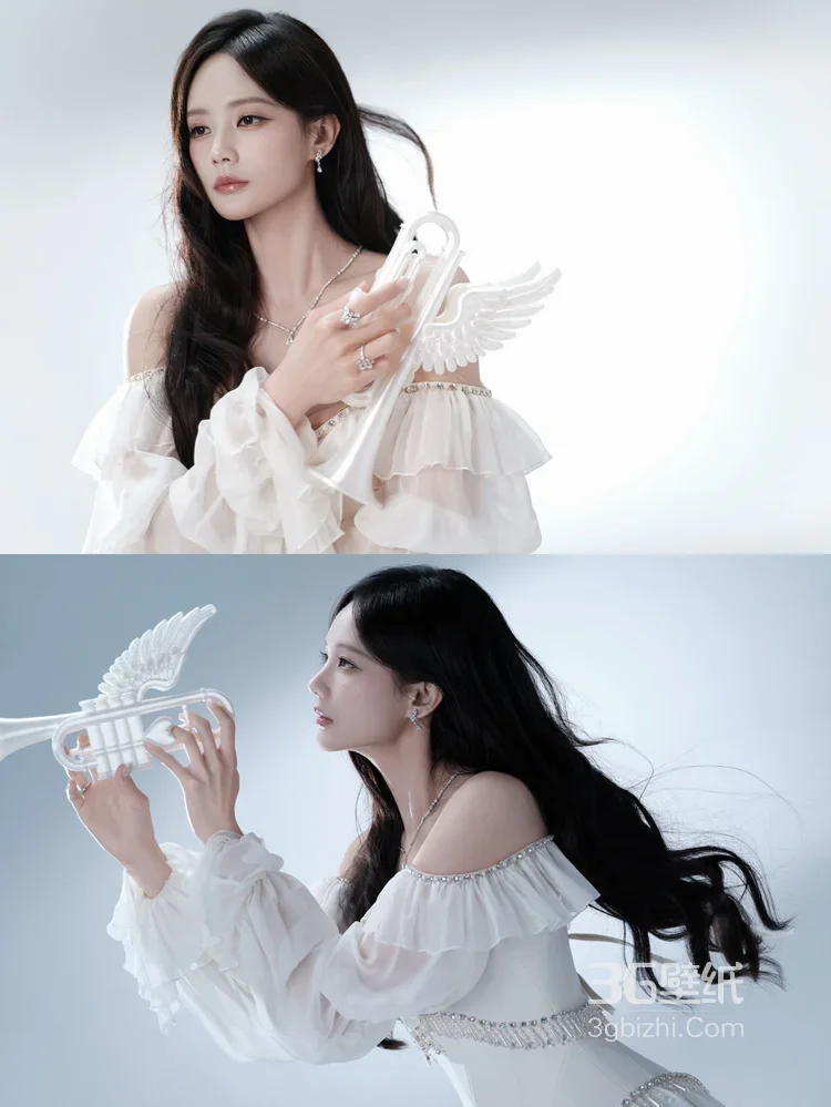 李一桐·透明冰晶配饰清冷氛围感 女星写真大片1