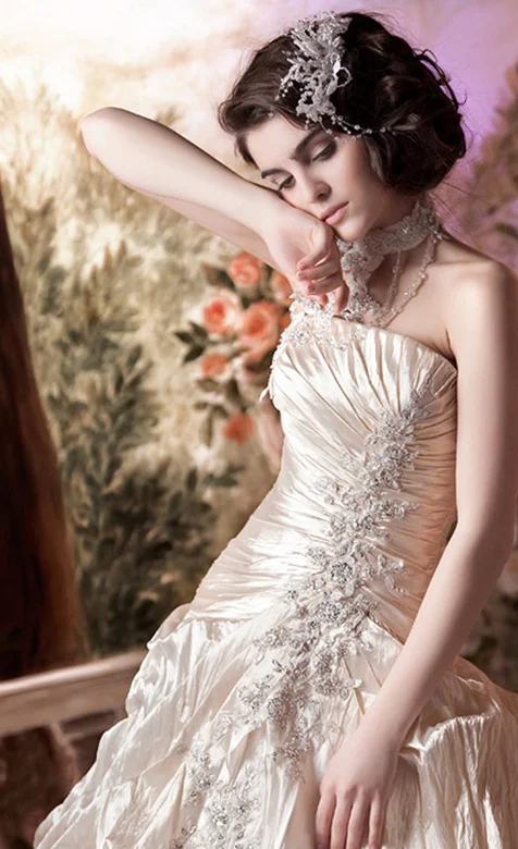 唯美纱裙欧女手机壁纸 – 高清 桌面壁纸 开放版权素材 免费下载 手机电脑通用背景图