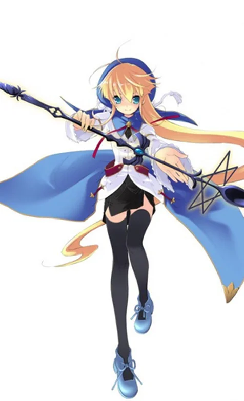 拿着魔杖的美少女动漫手机桌面 – 高清 桌面壁纸 开放版权素材 免费下载 手机电脑通用背景图-iPhone17-1