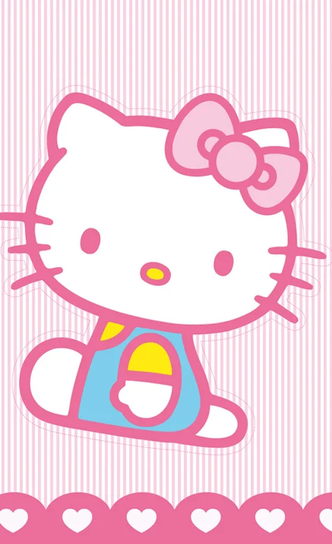 标准粉红HELLOKITTY手机形象图片-iPhone17-1