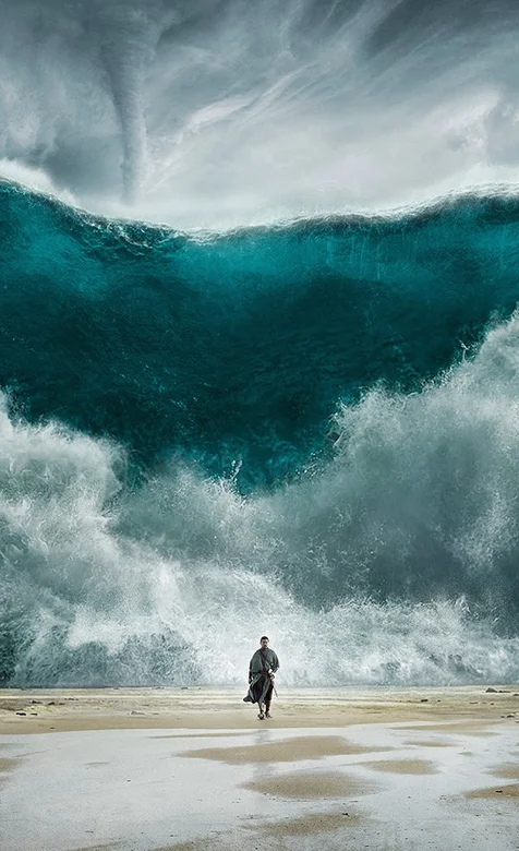 世界末日的海啸合成手机壁纸-iPhone17-1
