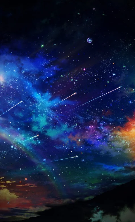 流星划过浩瀚的星空-iPhone17-1