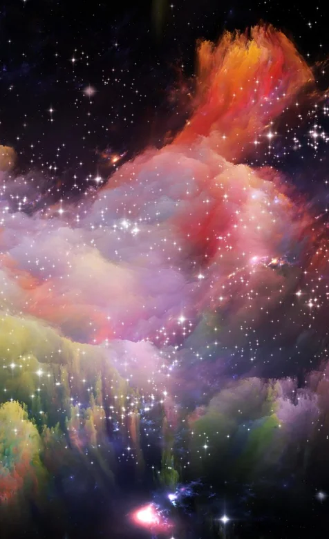 梦幻星空手机背景图片-iPhone17-1