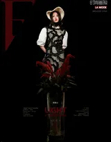 美女陈都灵-帅气黑色风格写真霸气而不失优雅