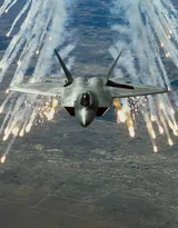 美国新型隐形战机F-22高清图片