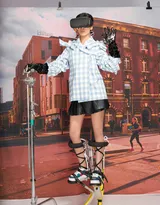 怪力少女王紫璇鬼马精灵搞怪写真杂志图片