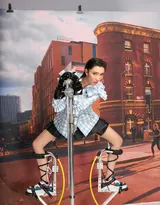 怪力少女王紫璇鬼马精灵搞怪写真杂志图片