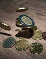 硬币货币的一组高清素材图片