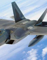 美国新型隐形战机F-22高清图片