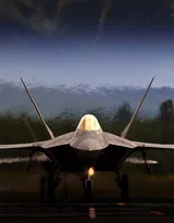 美国新型隐形战机F-22高清图片