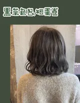 空气卷发型，卷发发型与发色的搭配图片