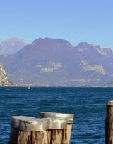 美丽的意大利加尔达湖唯美自然风景图片！