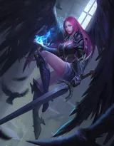 是天使还是魔鬼，高清带翅膀的动漫人物图片大全