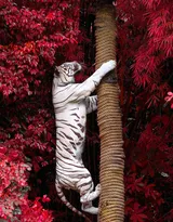 虎中贵族“白虎”图片大全