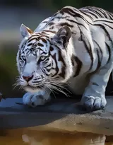 虎中贵族“白虎”图片大全