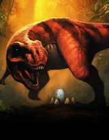 远古恐龙霸王龙，暴龙高清图片