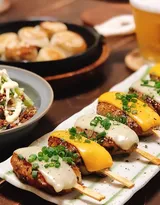 精美的凉拌，寿司，拌面，沙拉等美食图片