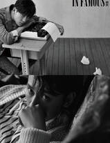 秦俊杰慵懒风格杂志写真大片，黑白图片里的硬核少年