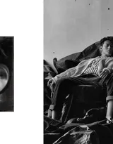 秦俊杰慵懒风格杂志写真大片，黑白图片里的硬核少年