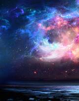 宇宙炫彩星河，黑洞等天文景观，无边无际的美！