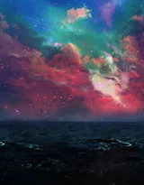 宇宙炫彩星河，黑洞等天文景观，无边无际的美！