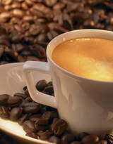 香浓可口的咖啡，咖啡籽素材超高清图片
