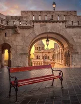 夕阳下的布达佩斯，唯美好看的匈牙利首都布达佩斯图片