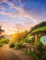 新西兰 玛塔玛塔小镇景色图片，梦幻中的童话世界