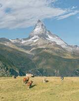 金秋十月的瑞士阿尔卑斯山脉 唯美自然风光阿尔卑斯山美图