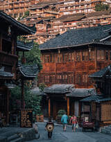 中国贵州人文，景色，建筑，千户苗寨等唯美摄影图片