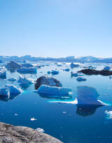 唯美的北极冰山图片