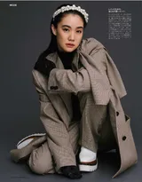 苍井优时尚优雅《FIGARO》写真大片，诠释搞怪秋装复古风