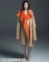 唐嫣个性潮流穿着登《时尚COSMO》杂志写真图片