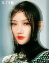 这是水里捞起来的吗？景甜超湿发造型加浓妆杂志写真图片