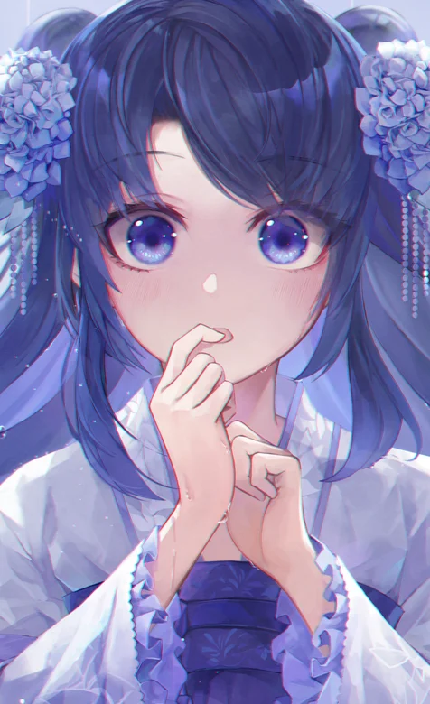 穿汉服的动漫古风美女插画手机壁纸下载 – 高清 桌面壁纸 开放版权素材 免费下载 手机电脑通用背景图-iPhone17-1