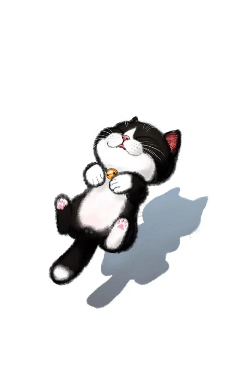 可爱的手绘小猫咪-1